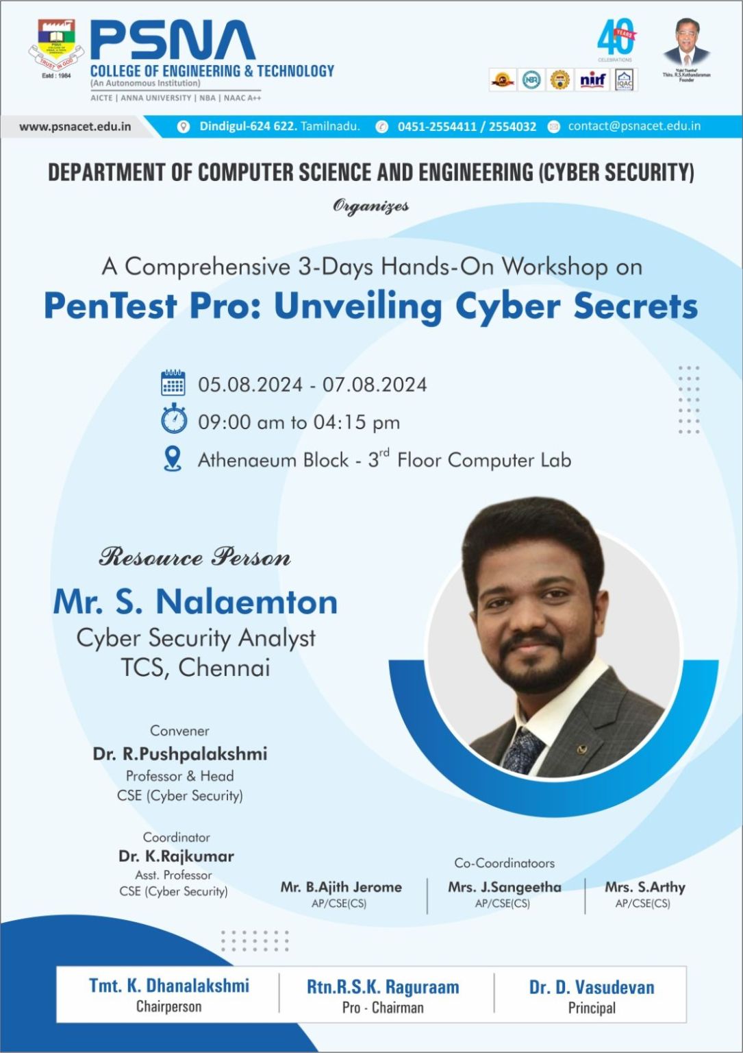 PENTEST PRO: UNVEILING CYBER SECRETS- workshop: